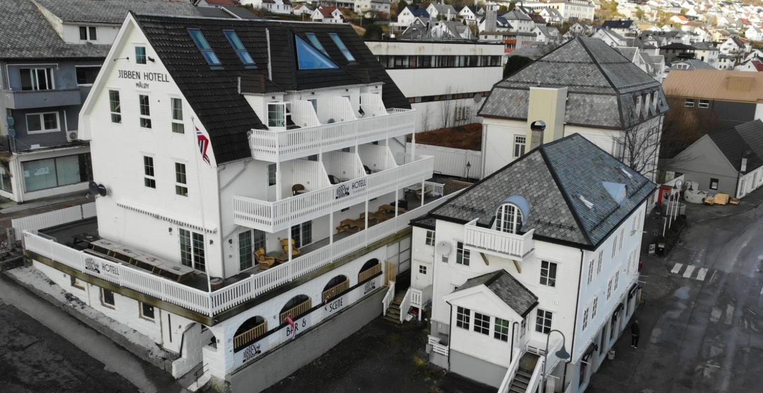 Jibben Hotell Maloy Exterior foto